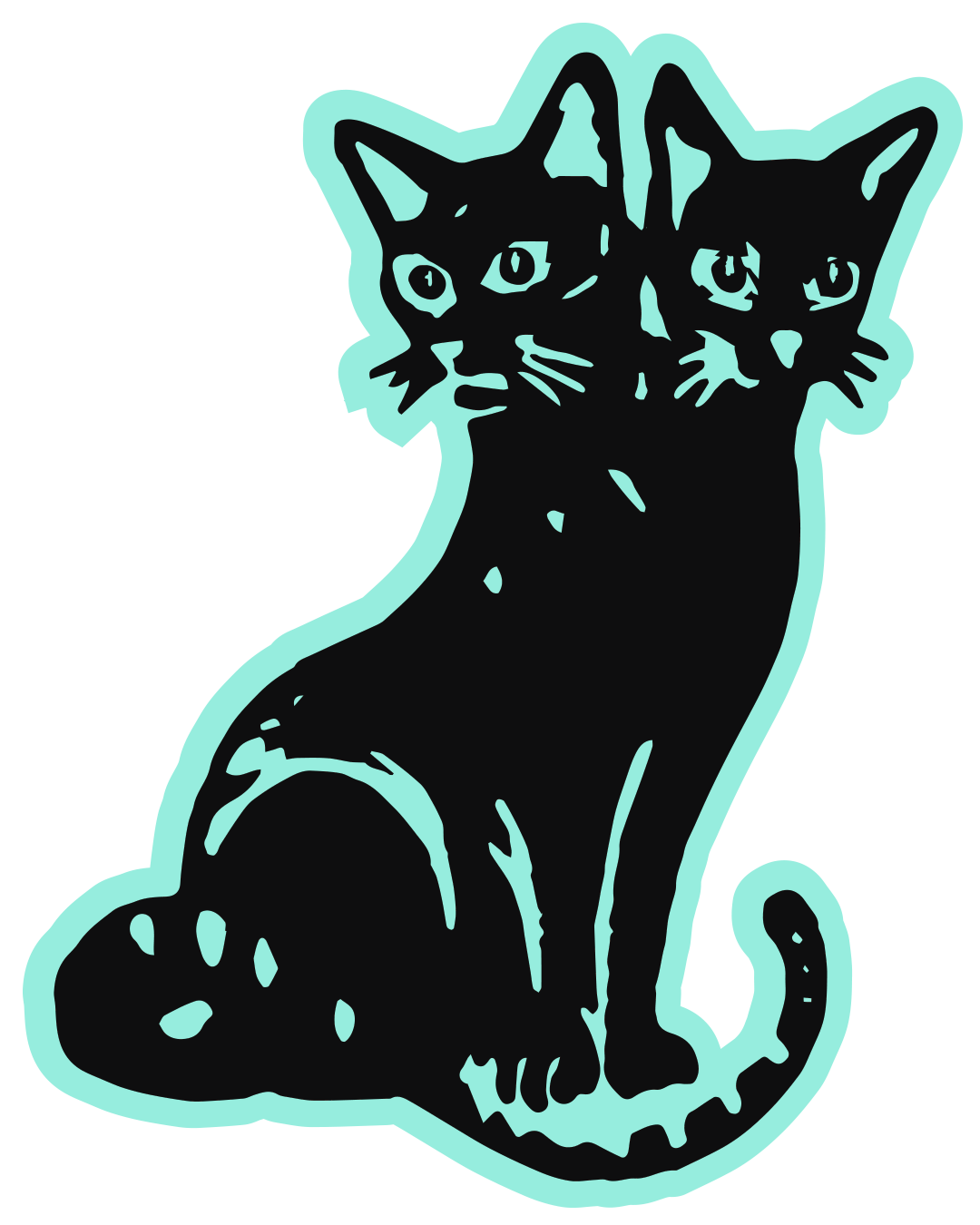 LARRY — the two-headed cat